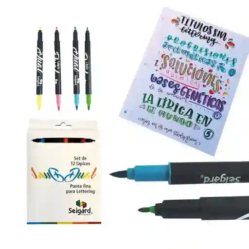 Lapiz Scripto Dual /lettering