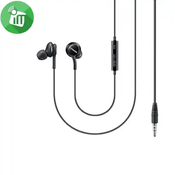 Auriculares Samsung De 3,5 Mm Oficiales, Color Negro