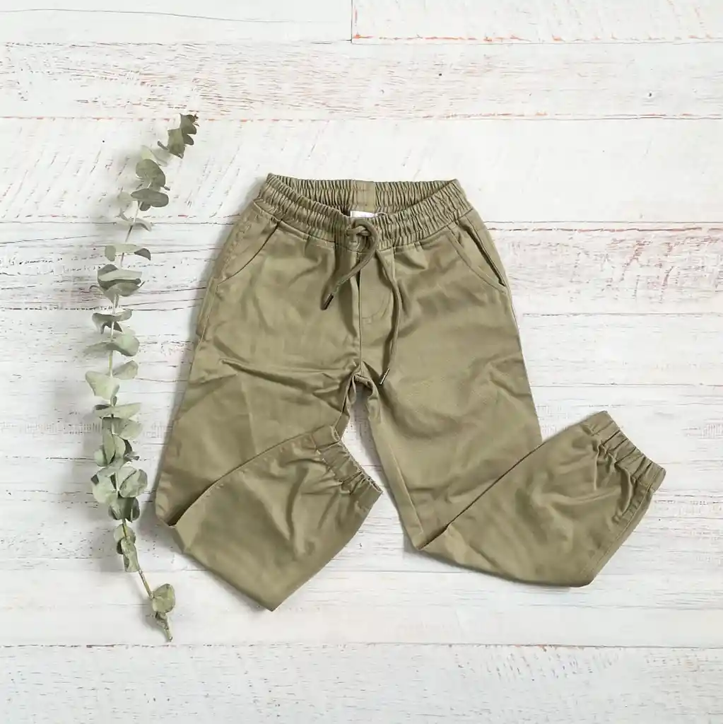 Pantalon Drill Matias Beige Talla 8 Años