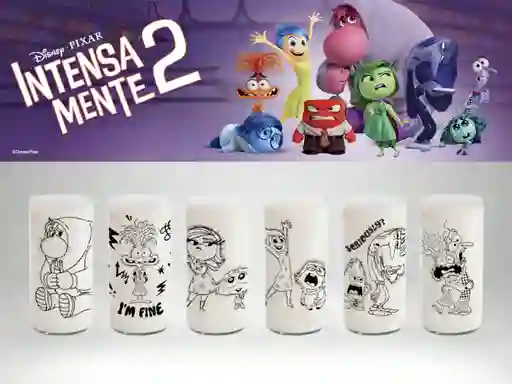 Intensa-mente 2: Celébrate - Juego De 6 Vasos