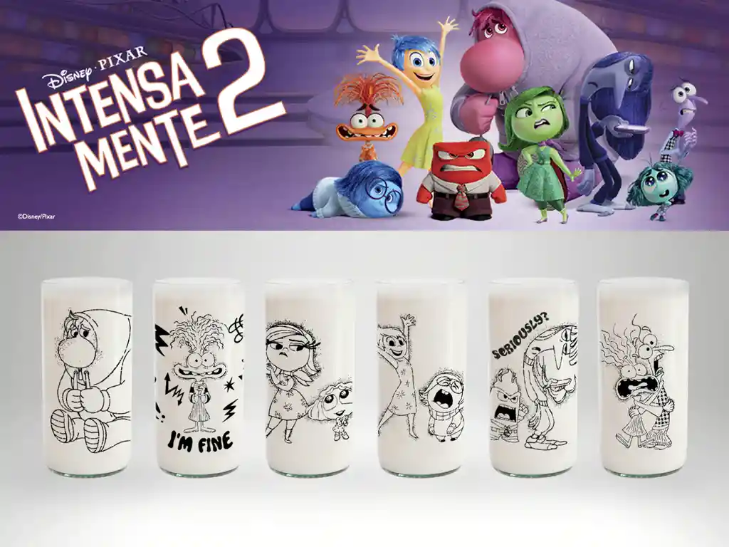 Intensa-mente 2: Celébrate - Juego De 6 Vasos
