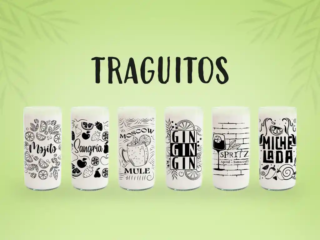 Traguitos - Juego De 6 Vasos