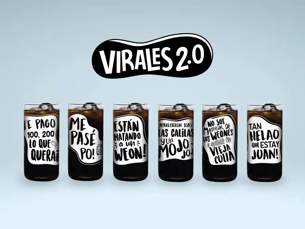 Virales 2.0 - Juego De 6 Vasos