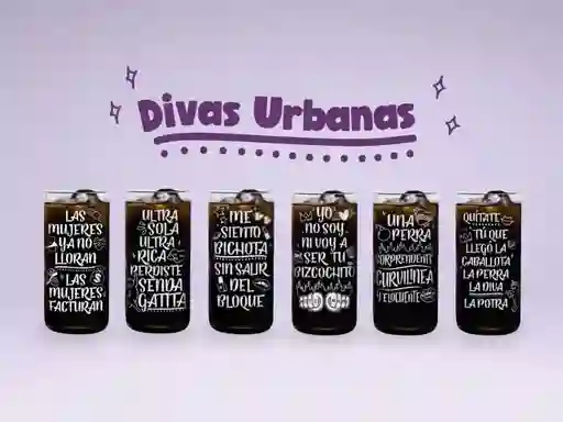 Divas Urbanas - Juego De 6 Vasos