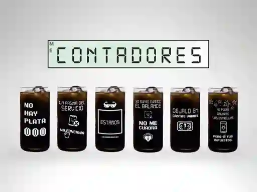 Contadores - Juego De 6 Vasos