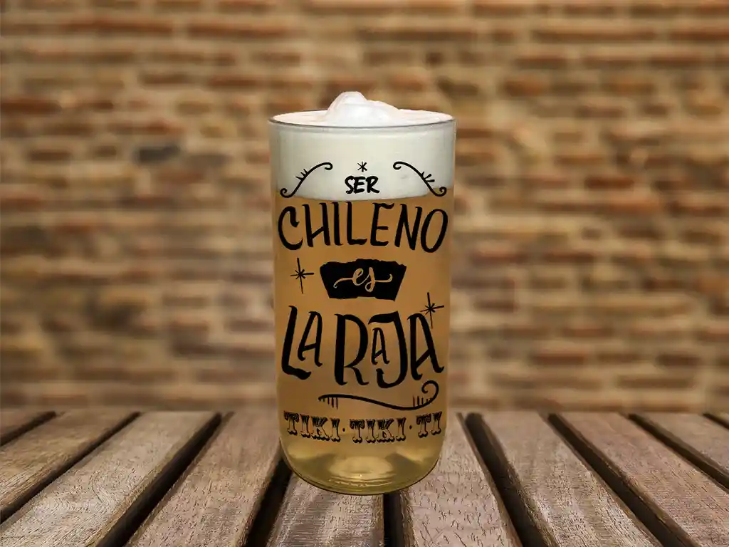 Vaso Unitario De Litro Gran Terremoto - Ser Chileno