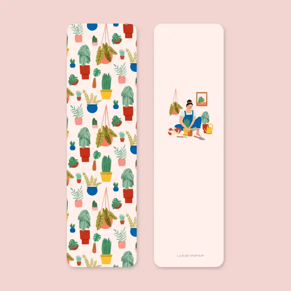 Marca Paginas Lu Montih Plantas