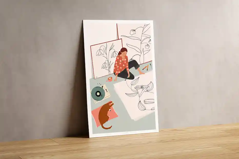 Lamina Art Print 10x15 Lucia Montih 05