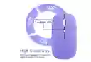 Kit De Teclado Y Mouse Bluetooth 10 Pulgadas Lila