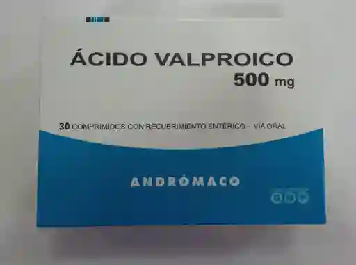Acido Valproico 500mg 30 Comprimidos Recubiertos