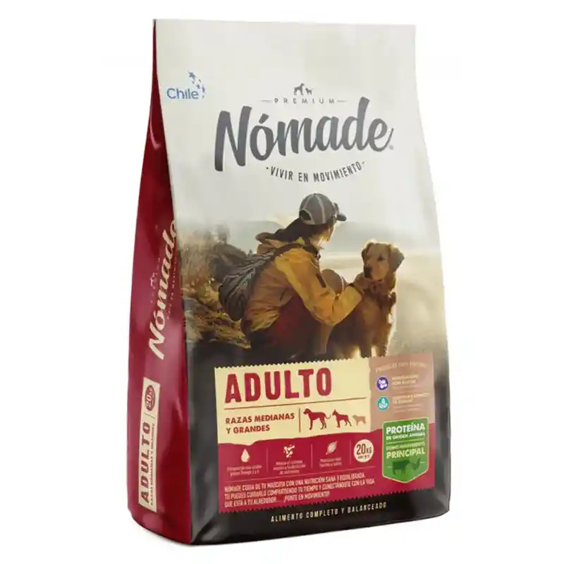 Nomade - Alimento Perro Adulto Raza Mediana Y Grande 20 Kg