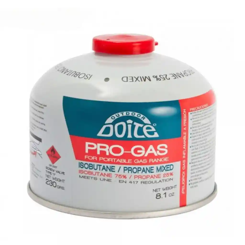 Gas Butano 230grs Para Cocinillas Lámparas Camping