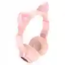 Audifonos Inalambricos Bluetooth Orejas Gato Borofone Bo18 7hrs Rosado