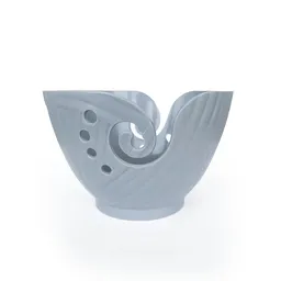 Porta Ovillo Plastico Gris 18cm Line