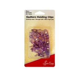 Clips Sujeradores Tela Morado 20 Pcs Line