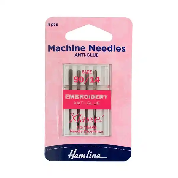 Aguja Maquina Anti Glue 90 14 Line 4un 116 90 Line