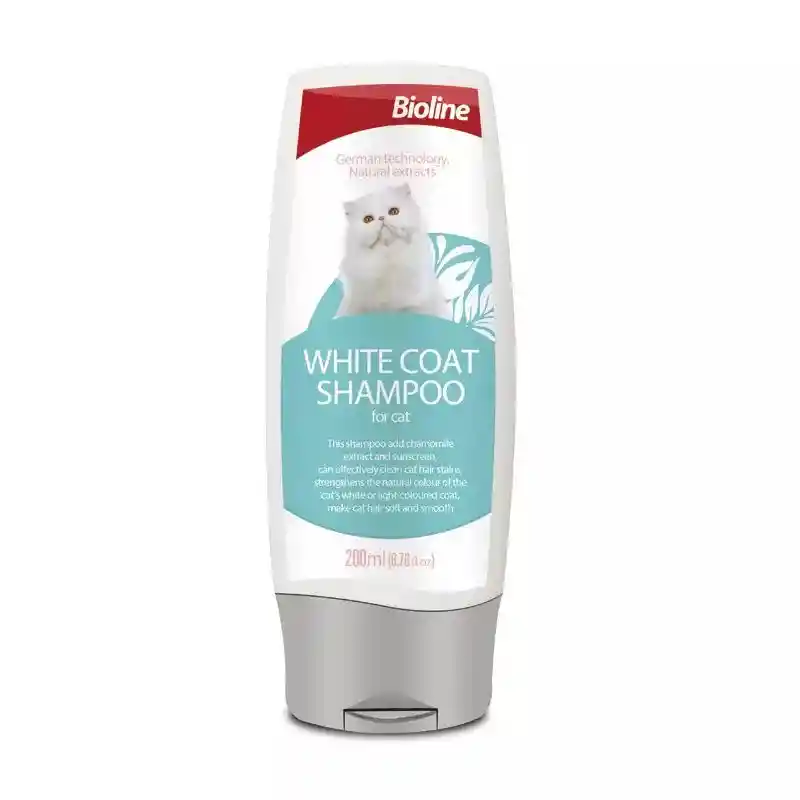 Bioline Shampoo Para Gatos Blancos