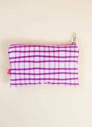 Estuche Midi Lia Cuadrille Rosa