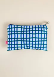 Estuche Midi Lia Cuadrille Azul