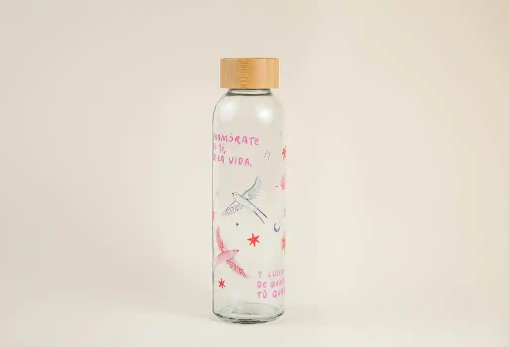 Botella Vidrio Enamorate De Ti