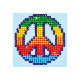 Cuadro Peace Man 7 6 X 7 6 Cm Diamond Dotz