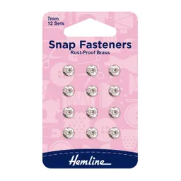 Broches A Presion Silver 7 Mm Line