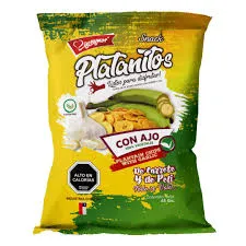 Platanitos Con Ajo Genymor De 65g