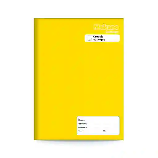 Cuaderno College Croquis 80 Hojas