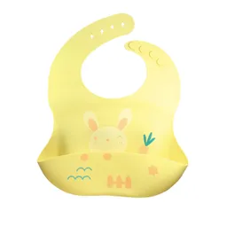 Babero De Silicona Amarillo