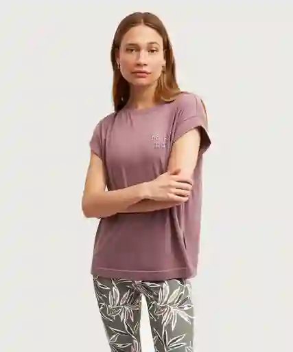 Polera Deportiva Mujer Relax Fit M Rosado