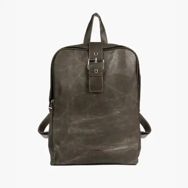 Mochila Mujer Hebilla Gris
