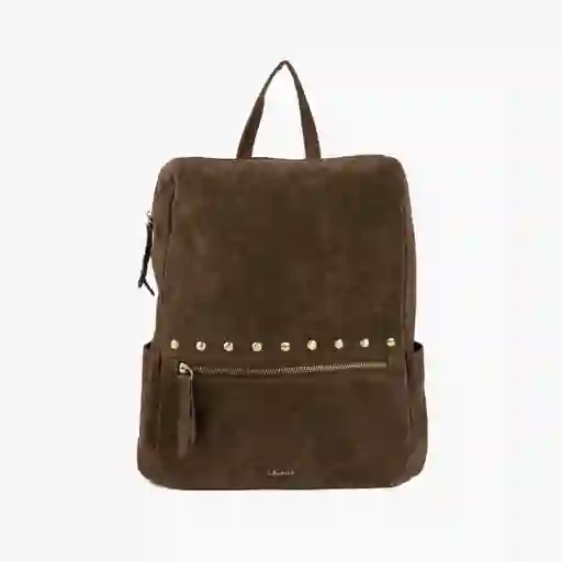 Mochila Mujer Gamuza Café