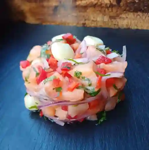 Ceviche De Salmon Con Leche De Tigre 250 Grs, Norte A Sur Al Vacio