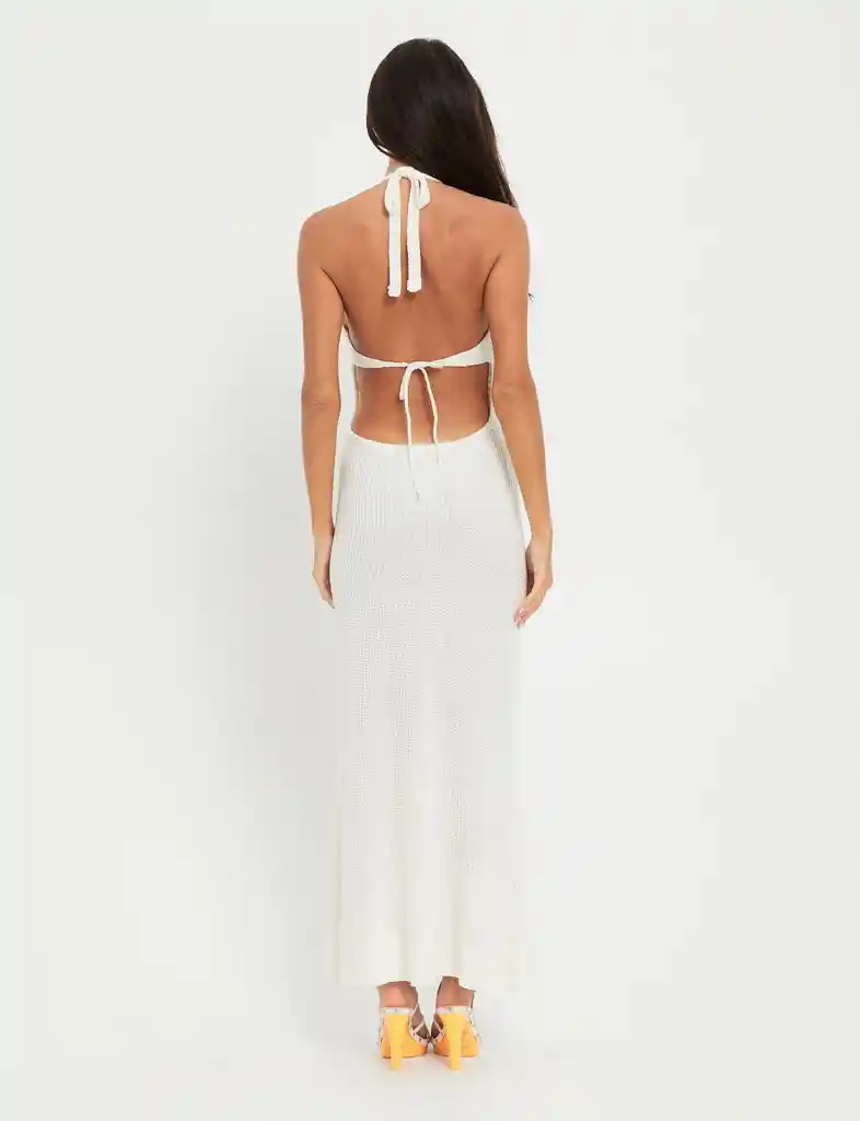 Maiah White Maxi Dress Xs