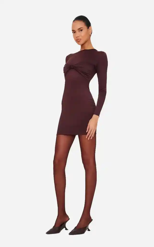 Liu Brown Mini Dress S