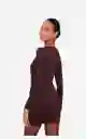 Liu Brown Mini Dress S