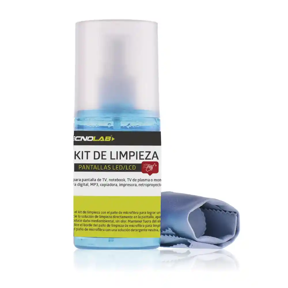 Kit De Limpieza Tecnolab Tl231 Universal Pantallas Led 200ml