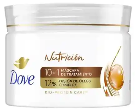 Dove Mascara De Tratamiento 10 - 1 Dove Nutrición + Fusión De Oleos 300g