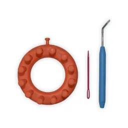 Telar Circular Flores Revesderecho