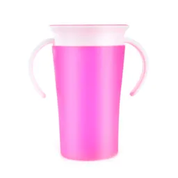 Taza Antiderrame Vaso Mágica 360 Antiderrame Niños (rosa)