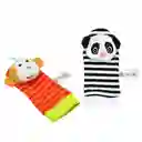 Calcetin Sonajero Para Bebe Estimulación Temprana (panda)