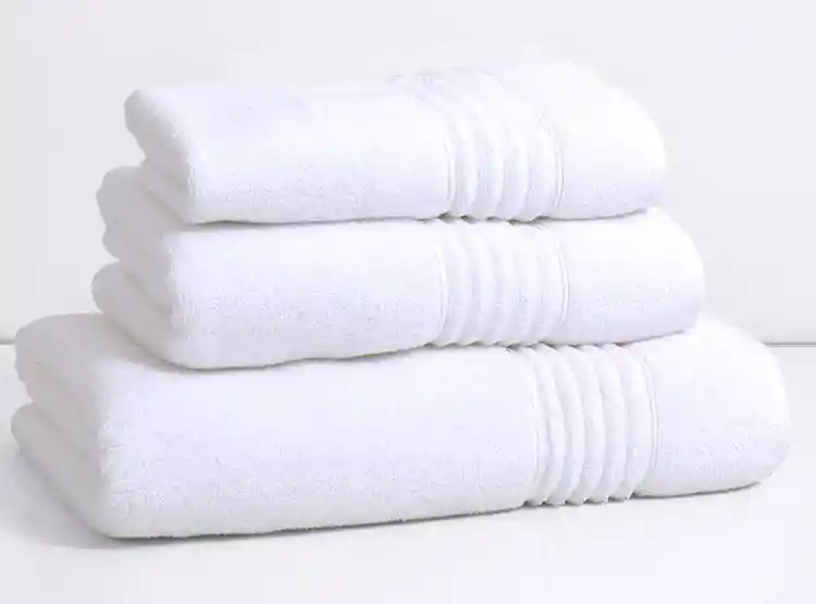 Toalla Fabrics Lisa Mano 600 Grs Blanca