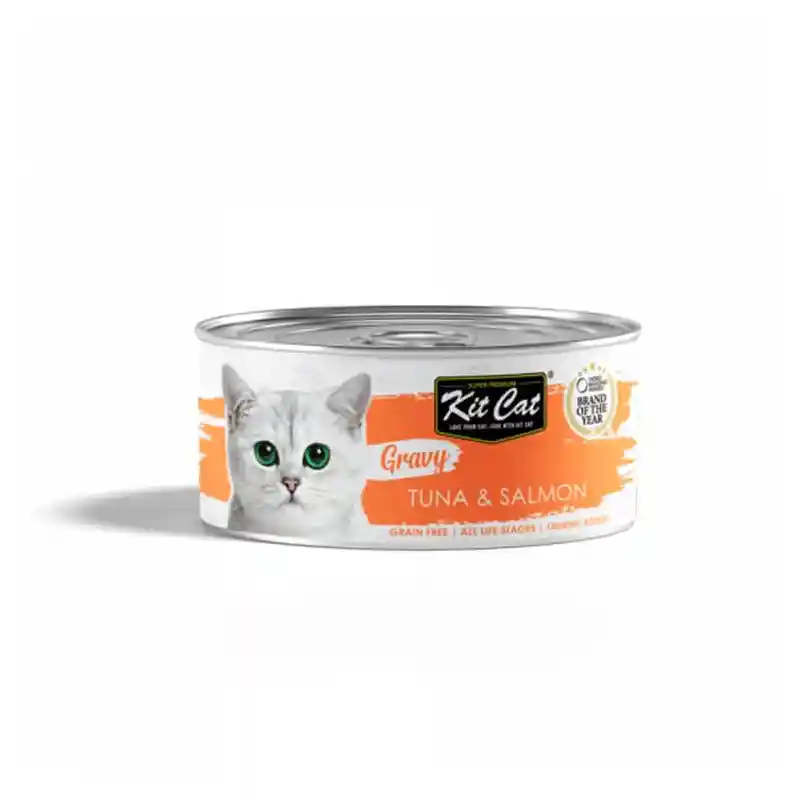 Kit Cat Gravy Tunasalmon 70g