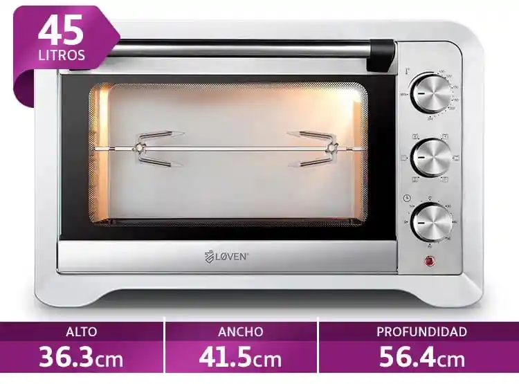 Horno Electrico Loven Hell 45