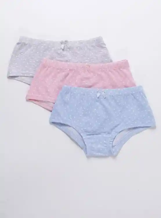 3pack Pantaleta Hvt G Tt Surtido 4