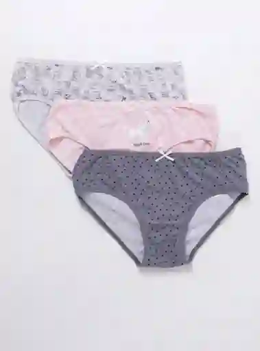 3pack Calzon M6t Tt Surtido 10