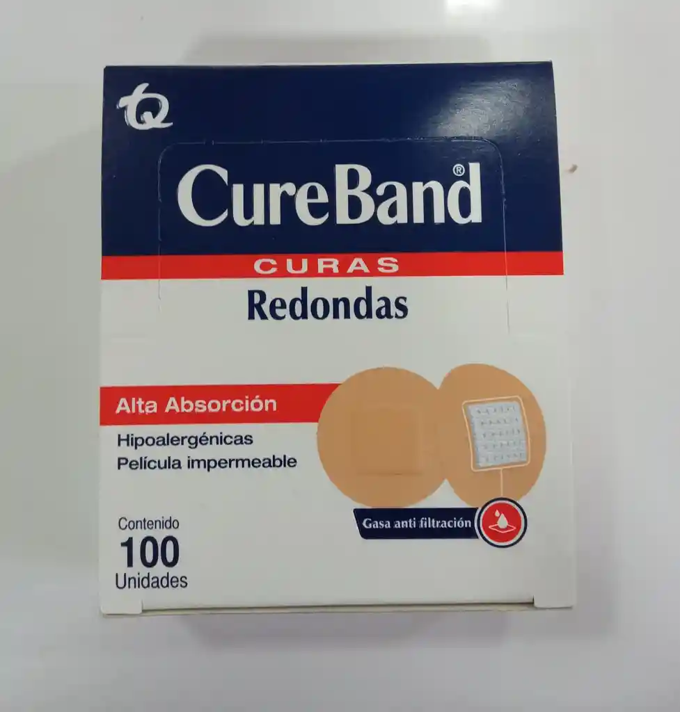 Parche Curita Redondo X100