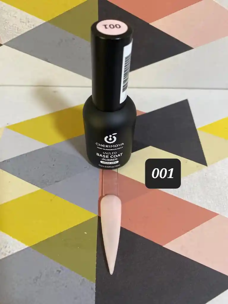 Base Coat Rubber 001 15ml Cherimoya