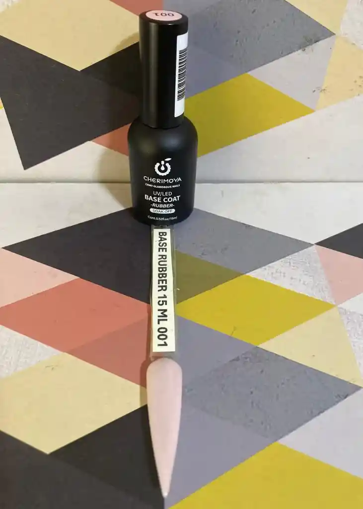 Base Coat Rubber 001 15ml Cherimoya