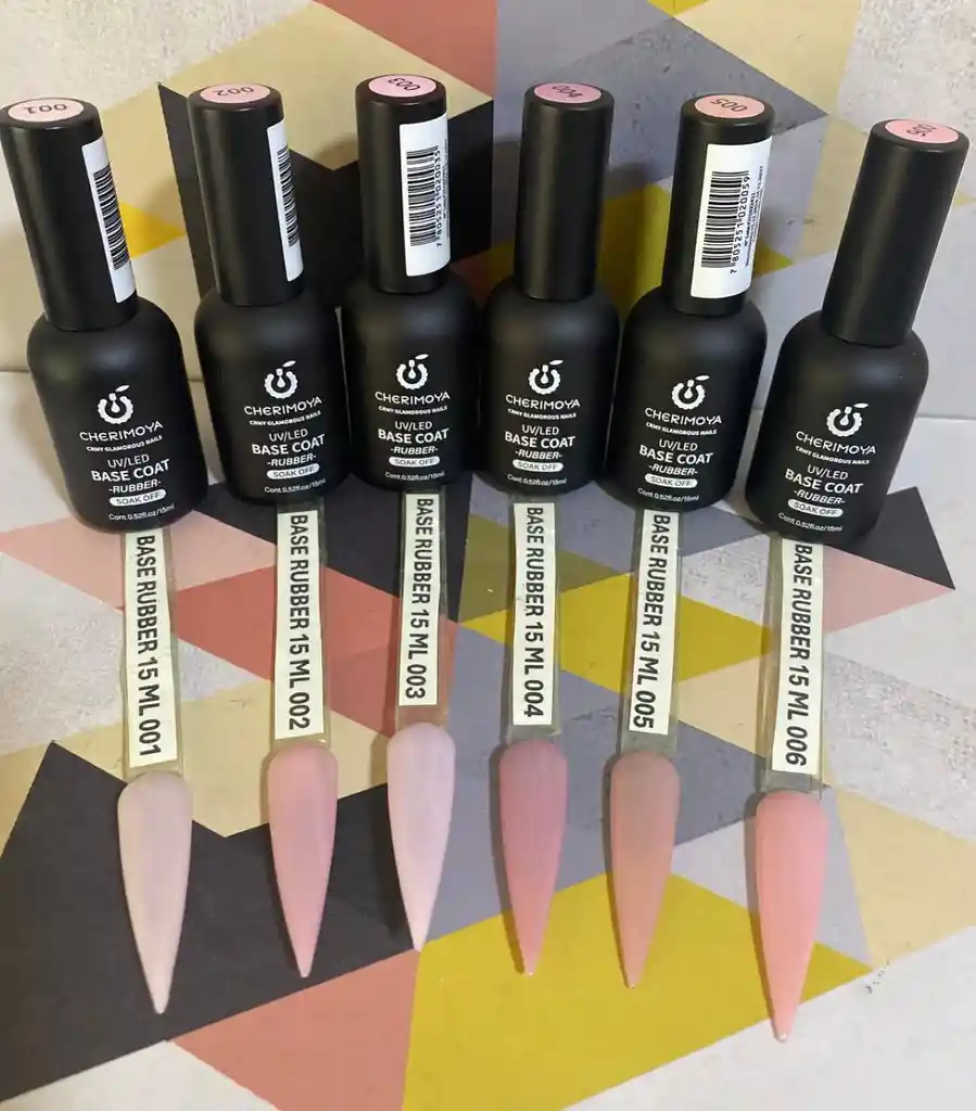 Base Coat Rubber 001 15ml Cherimoya
